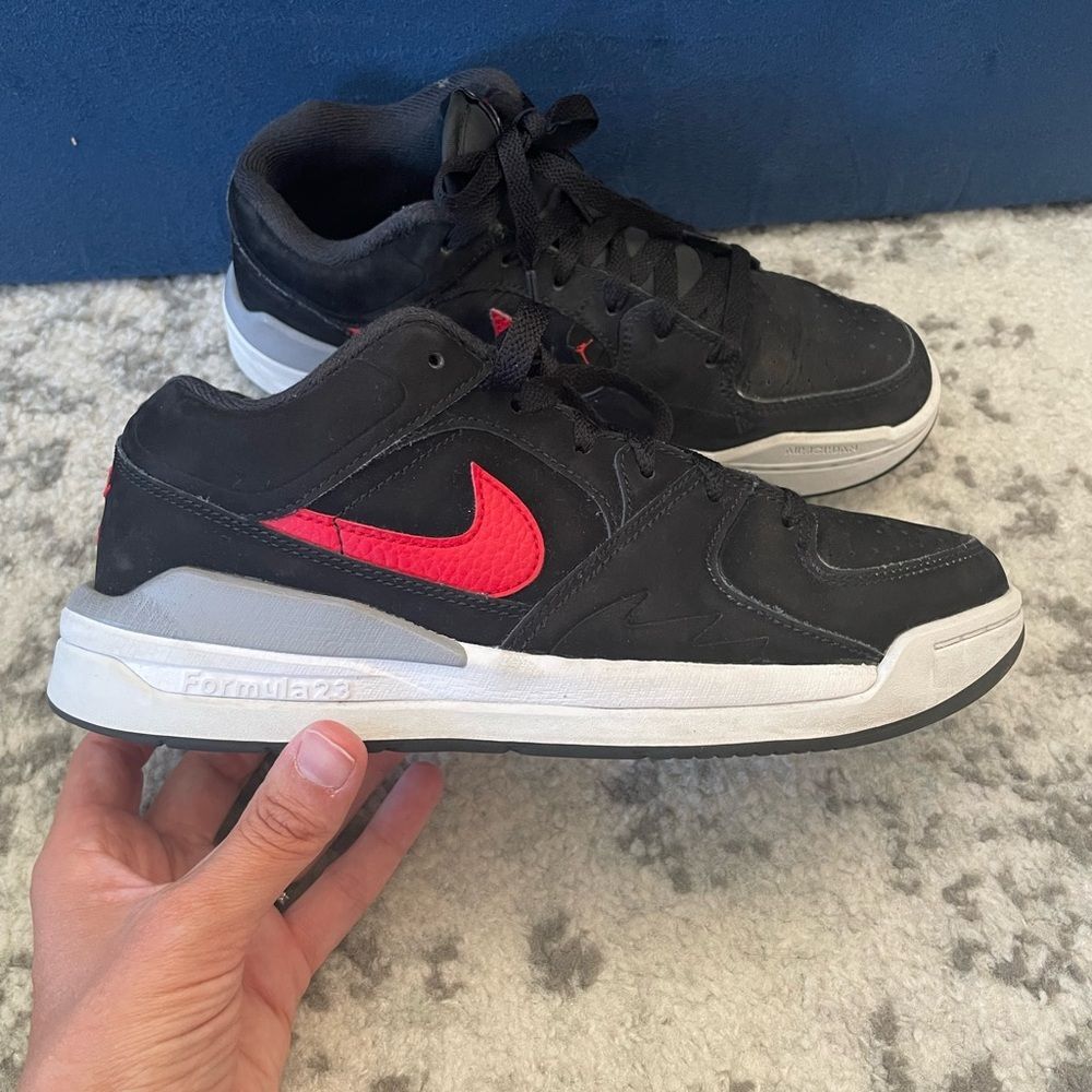 JORDAN STADIUM 90 Black/Fire Red-white size kids 6.5